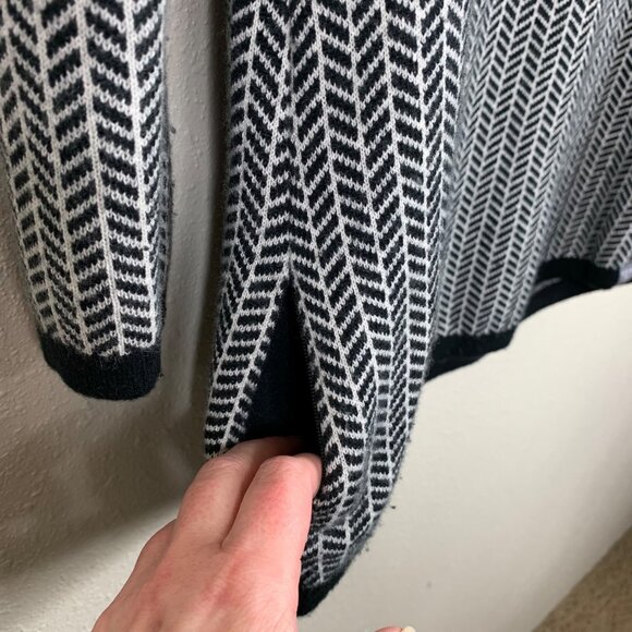 Title Nine Barra Herringbone Merino Wool Tunic Sweater - Size Small - Picture 8 of 8